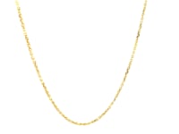 10k Yellow Gold Adjustable Cable Chain 0.9mm