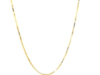 14k Yellow Gold Classic Box Chain (0.68 mm)