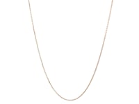 14k Yellow Gold Diamond Cut Cable Link Chain 0.7mm