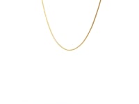 14k Yellow Gold Round Snake Chain 0.7mm