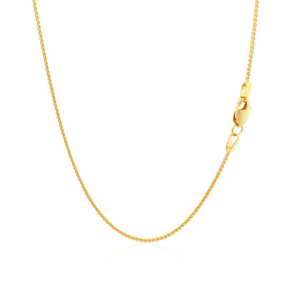 10k Yellow Gold Wheat Chain 1.0mm